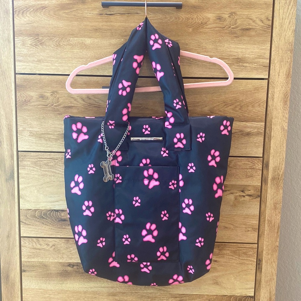 Betsey Johnson Paw Print Tote